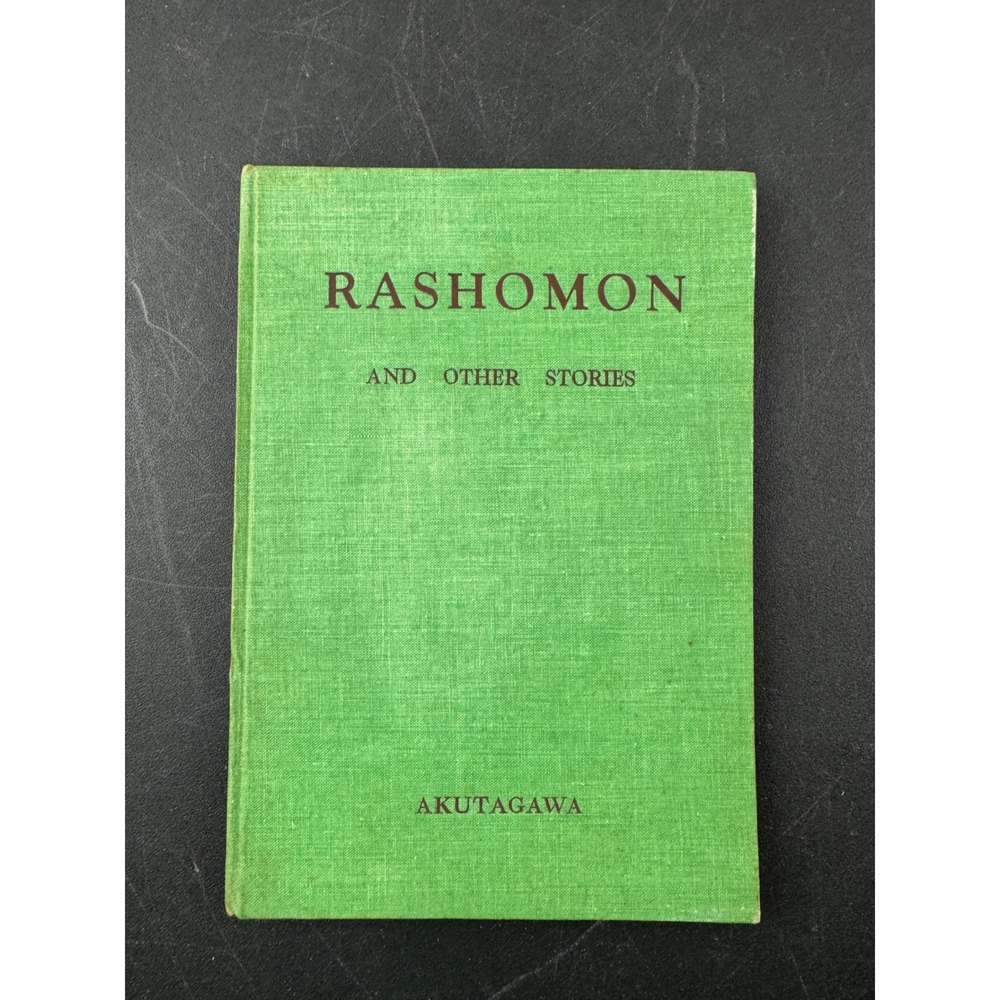 Rashomon and Other Stories Ryunosuke Akutagawa 1952 Tuttle Hardcover Vintage